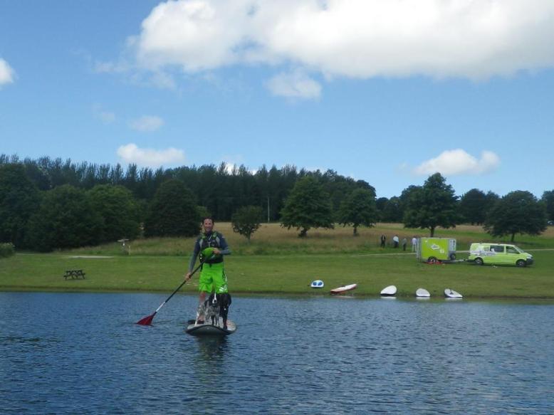 With the sup pubs on Wimbleball Lake. Active Adventure SW Exmoor . http://www.activeadventuresw.co.uk/