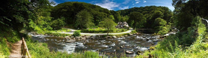 Watersmeet Panorama by Dave Rowlatt http://www.davidjrowlattphotography.com/
