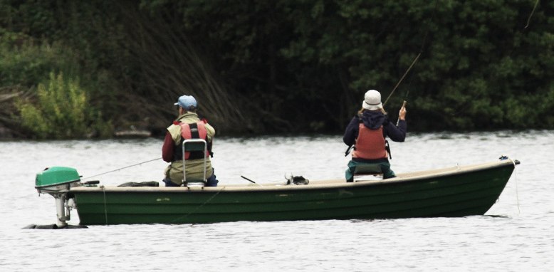 A spot of fishing at Wimbleball Lake. By Peter French.