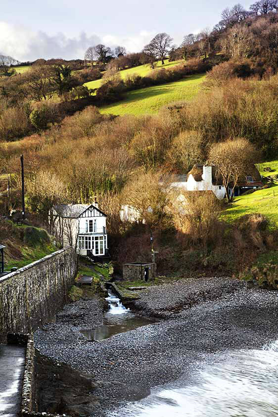 Fisherman's Cottage on the beach in Combe Martin. Photo by Rob Hatton