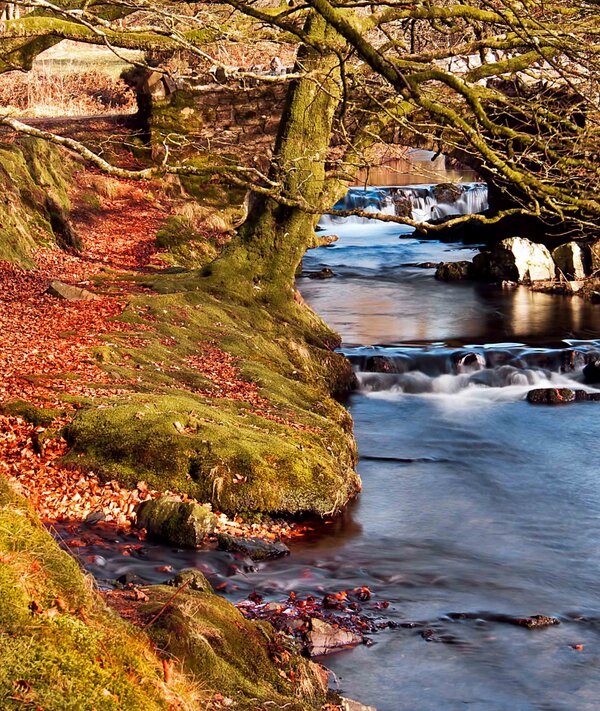 Ice cold water running under Robbers Bridge. Photo by Dave Rowlatt