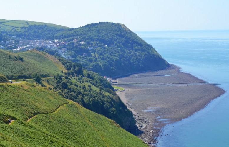 Looking down from Countisbury Hill. Photo by Phil Perkins