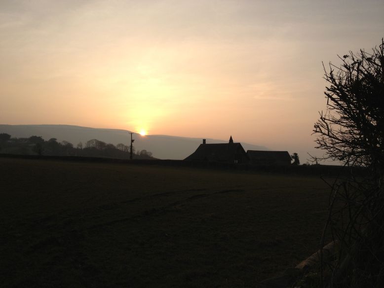 101 Elke Winzer Sunset over Porlock Hill