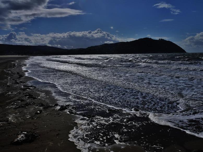 At Minehead Beach. Photo by Rosie Schneider 