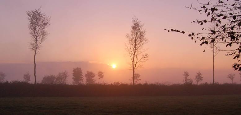 Sunrise over Clatworthy Reservoir. Photo Peter Duckett
