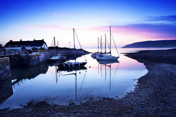 Porlock Weir on Sunday 7 July - photo by Rob Hatton