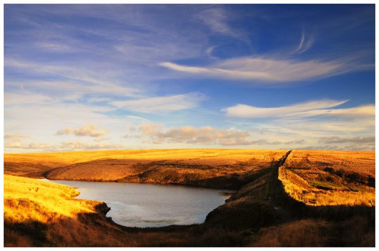 Pinkworthy Pond on Exmoor, photographed in the afternoon of Saturday, 23 November 2013. www.twitchen.co.uk