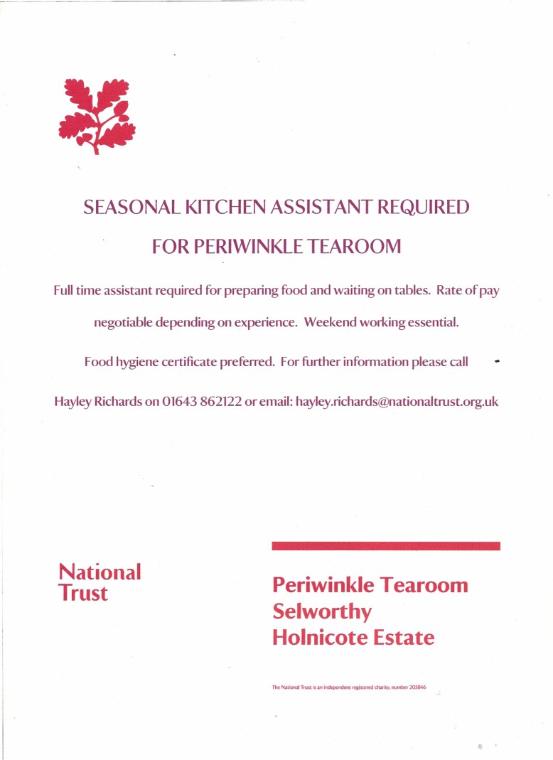 seasonal staff poster 2014