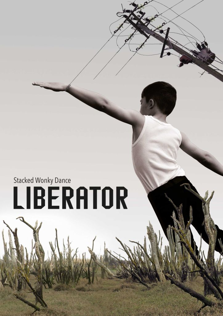 201 Stacked Wonky Poster